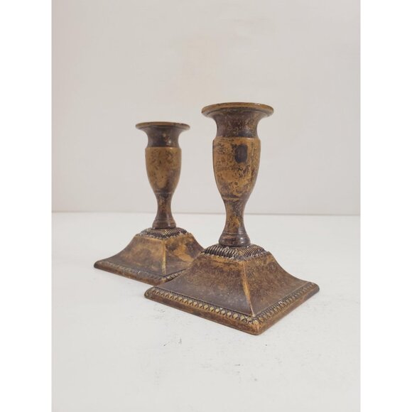 Vintage Gold Candle Holders - Picture 6 of 10